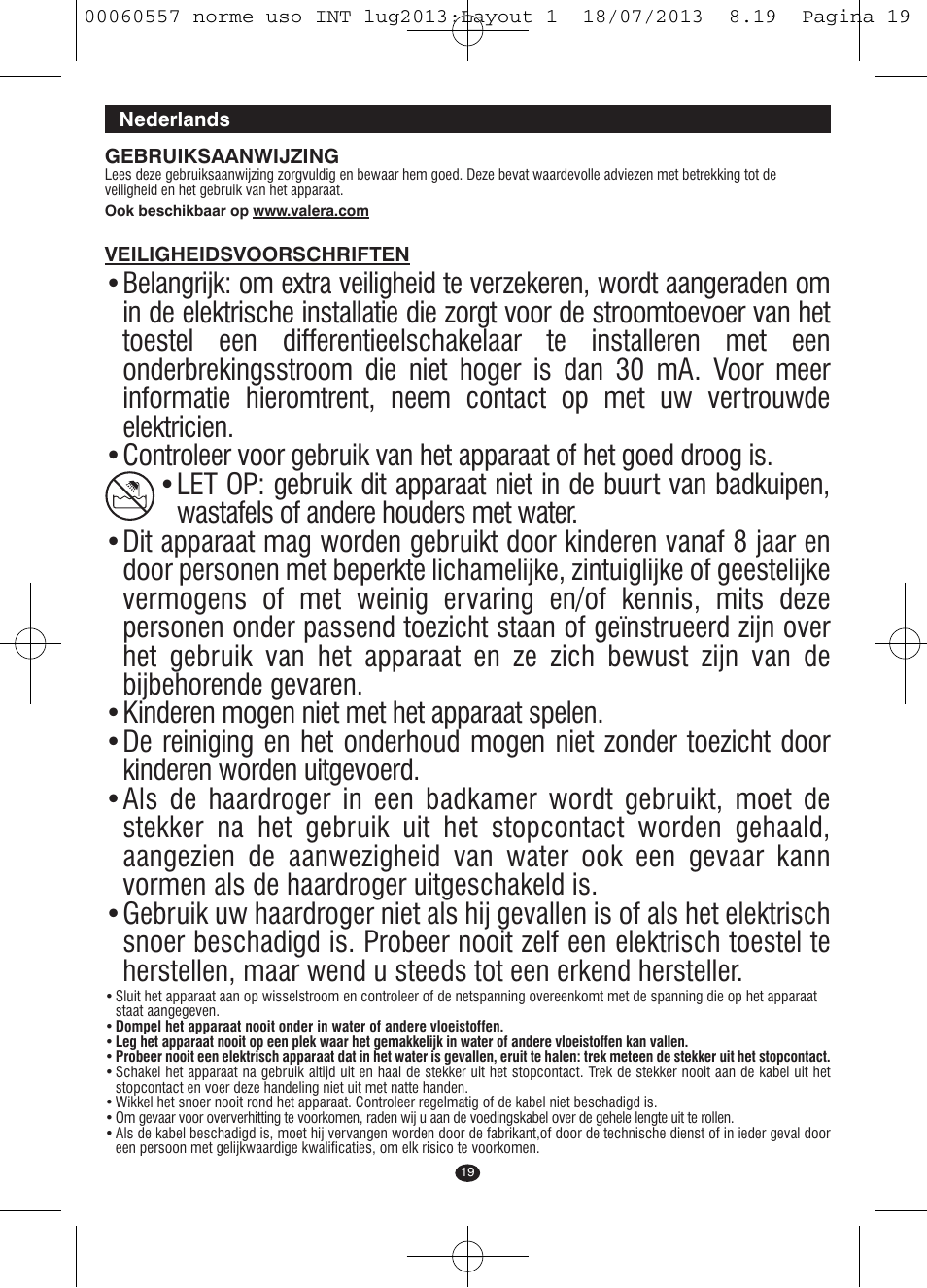 VALERA MANISWISS CORDLESS User Manual | Page 18 / 66