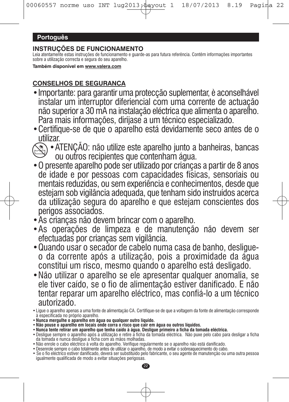 VALERA MANISWISS CORDLESS User Manual | Page 21 / 66