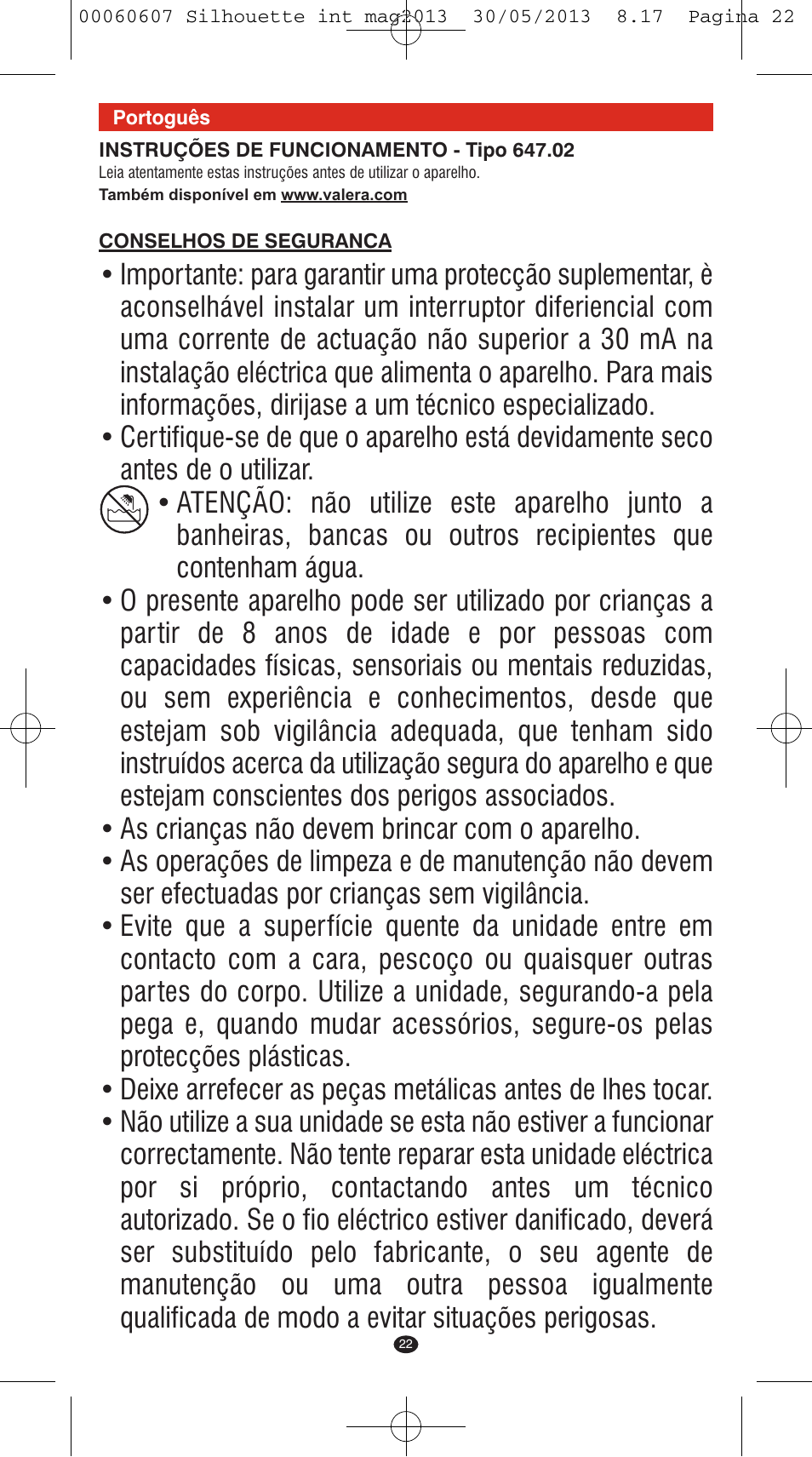 VALERA SILHOUETTE User Manual | Page 20 / 78