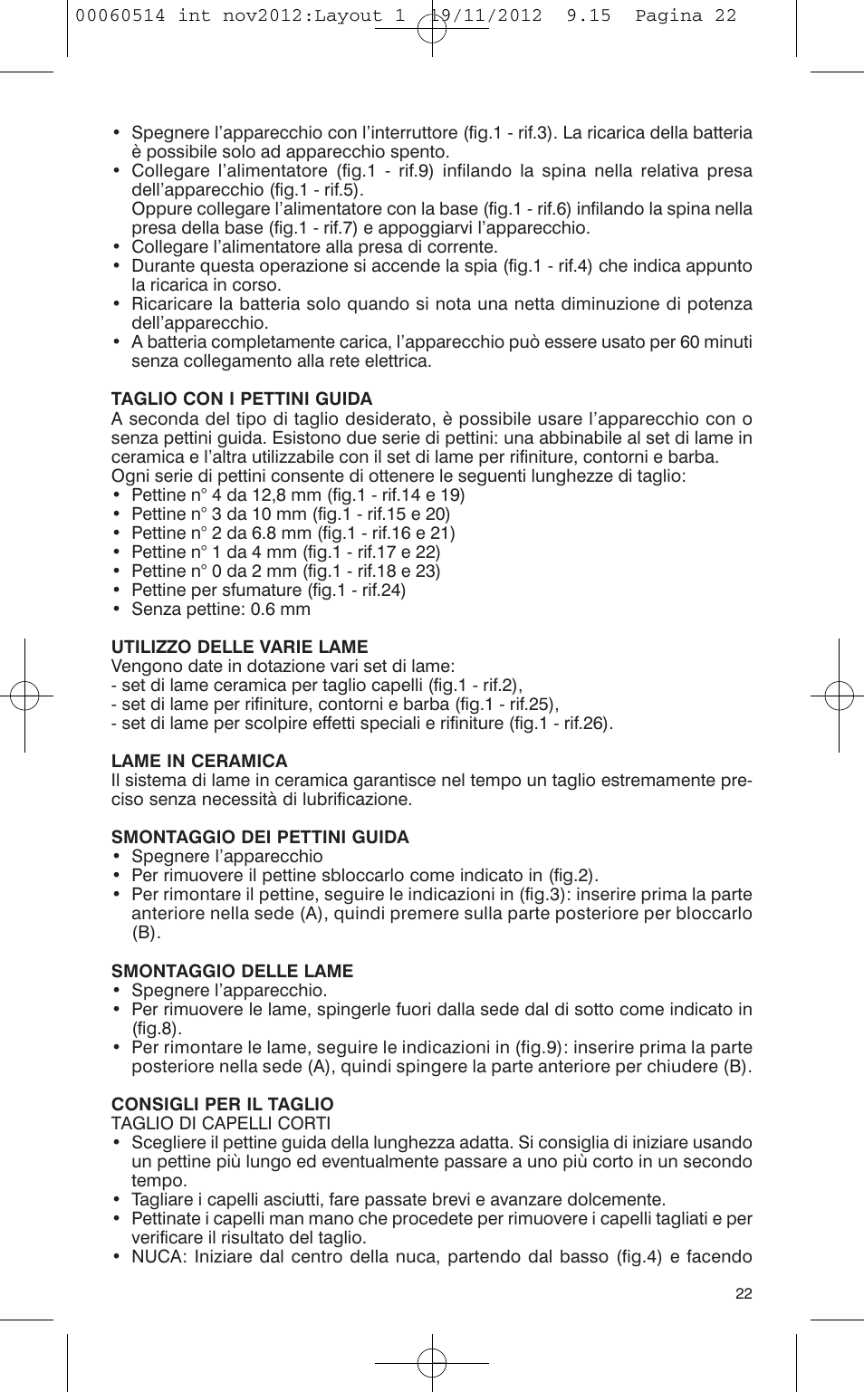 VALERA T-BLADE PROFESSIONAL User Manual | Page 18 / 82