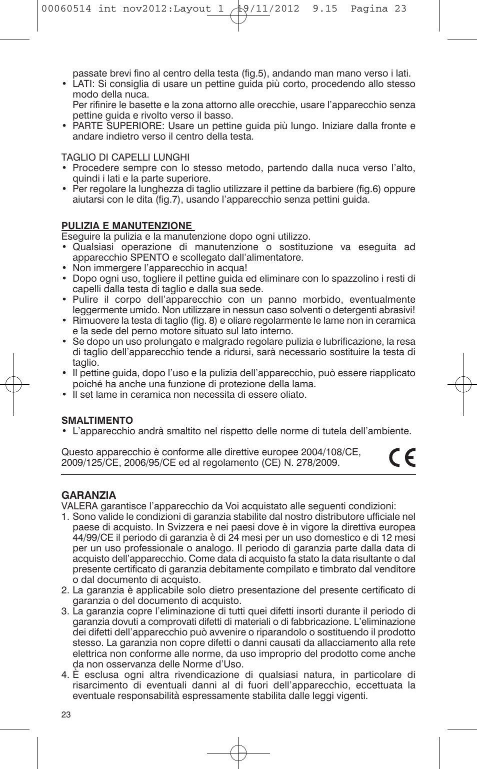 VALERA T-BLADE PROFESSIONAL User Manual | Page 19 / 82