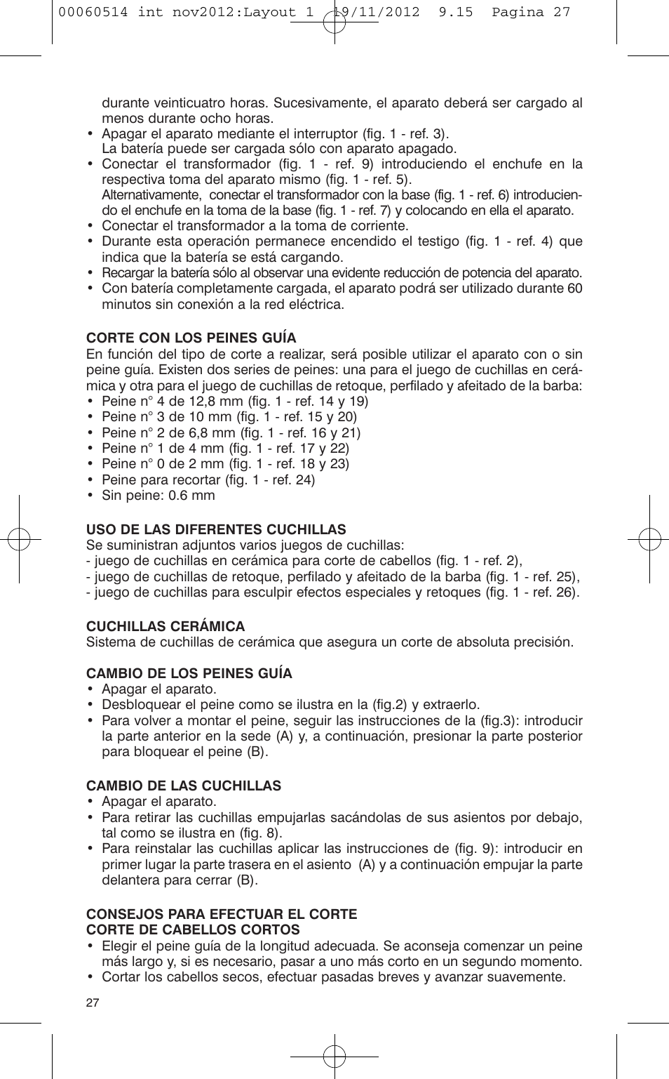 VALERA T-BLADE PROFESSIONAL User Manual | Page 23 / 82