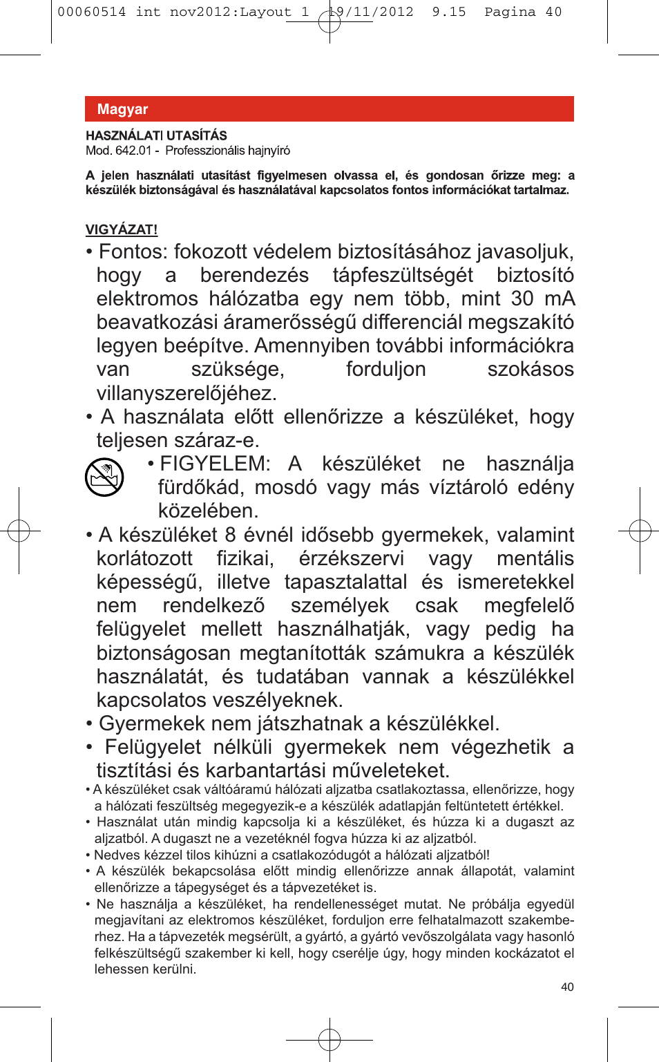 VALERA T-BLADE PROFESSIONAL User Manual | Page 36 / 82