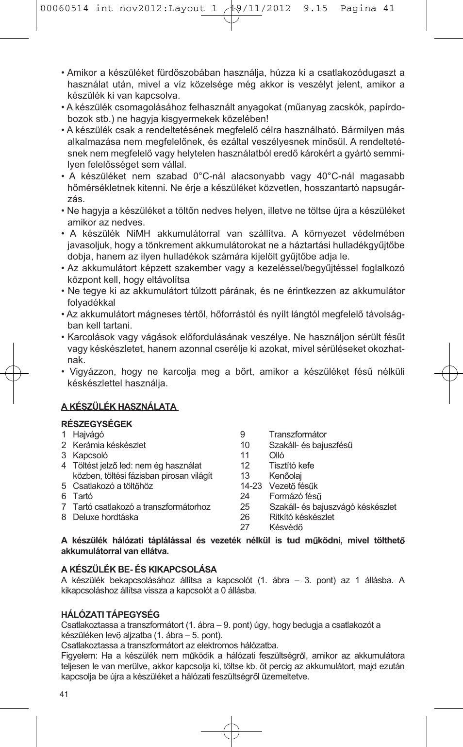 VALERA T-BLADE PROFESSIONAL User Manual | Page 37 / 82