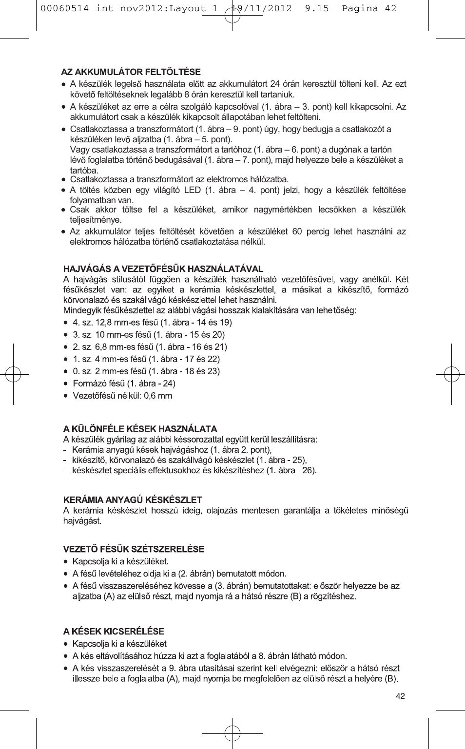 VALERA T-BLADE PROFESSIONAL User Manual | Page 38 / 82