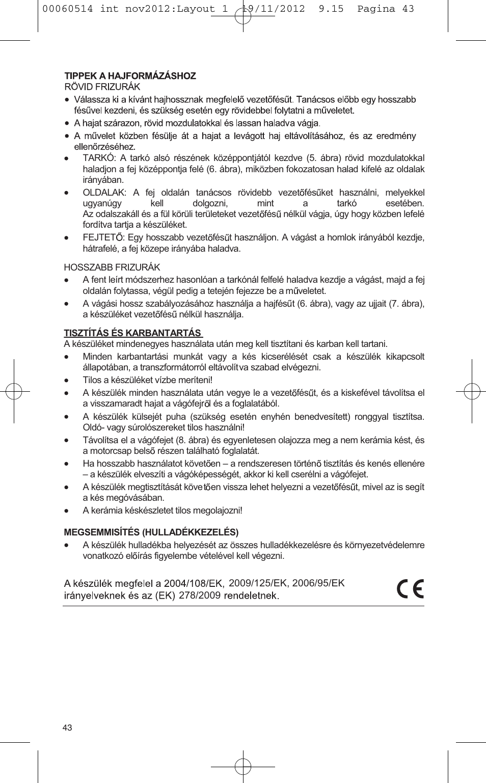VALERA T-BLADE PROFESSIONAL User Manual | Page 39 / 82