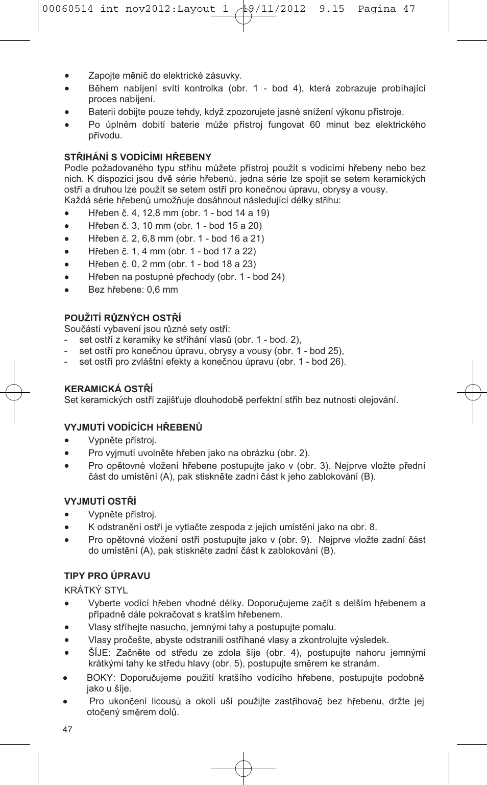 VALERA T-BLADE PROFESSIONAL User Manual | Page 43 / 82