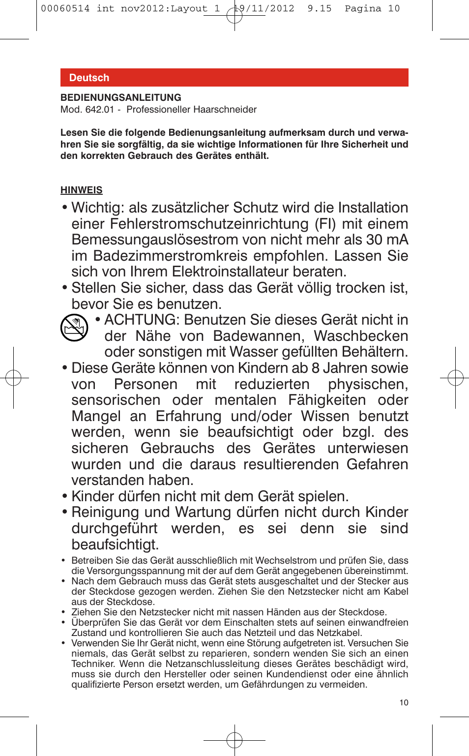 VALERA T-BLADE PROFESSIONAL User Manual | Page 6 / 82