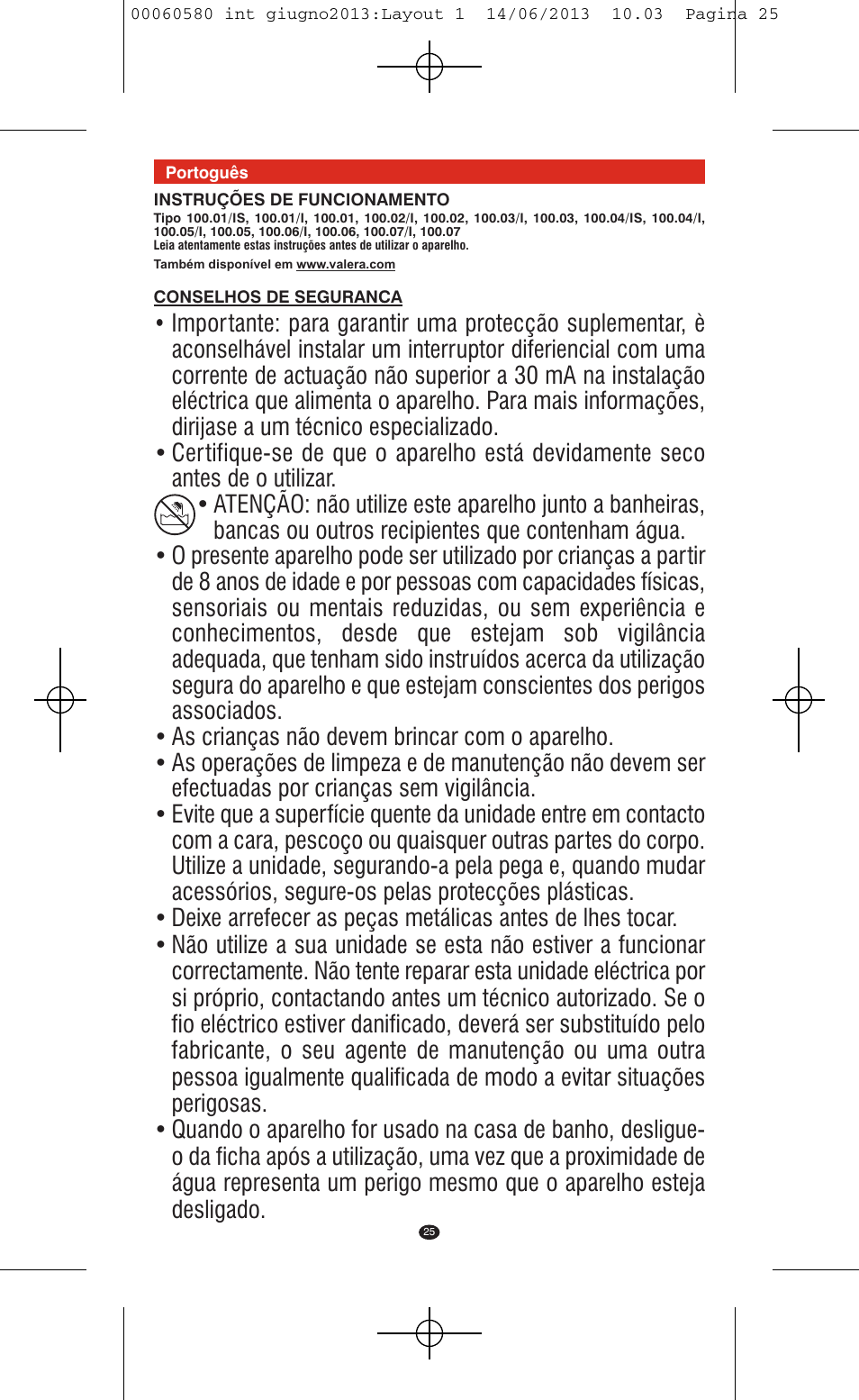 VALERA SWISS'X IDEAL User Manual | Page 21 / 78