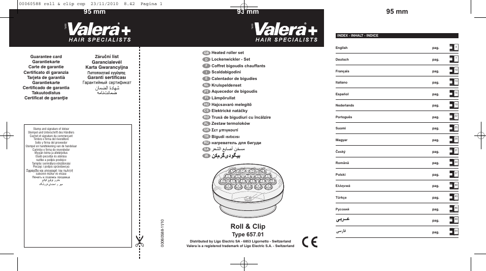 VALERA ROLL & CLIP User Manual | 53 pages