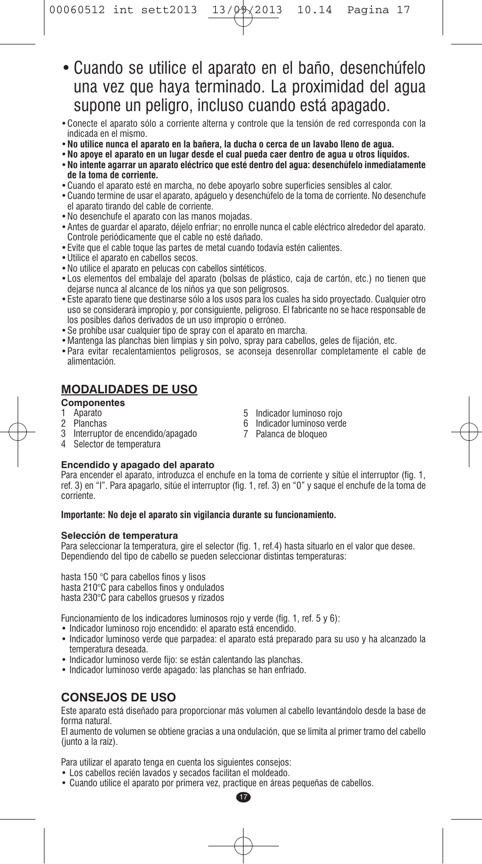 VALERA VOLUMISSIMA User Manual | Page 15 / 62