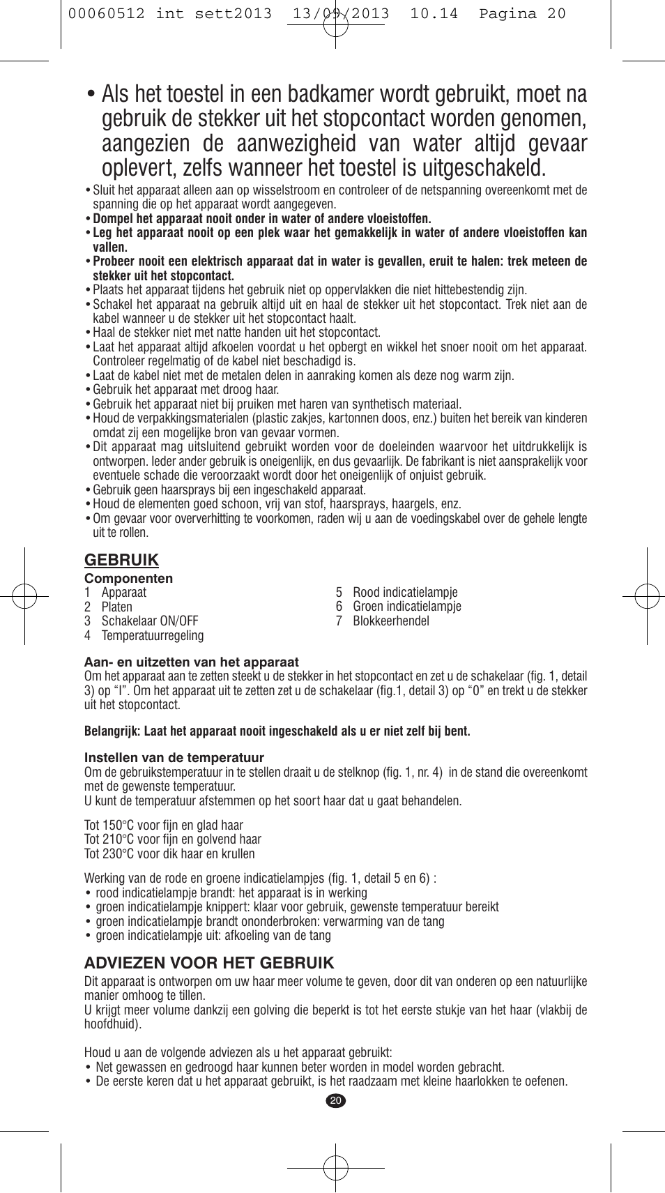 VALERA VOLUMISSIMA User Manual | Page 18 / 62