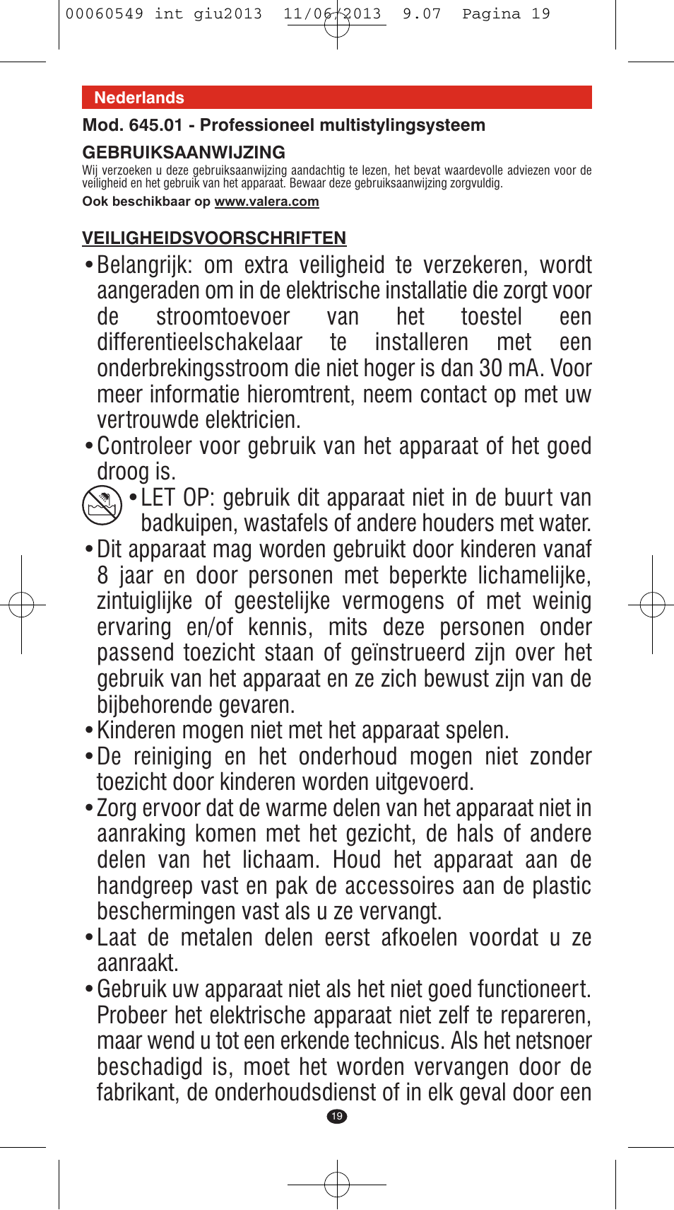 VALERA X-STYLE User Manual | Page 17 / 66