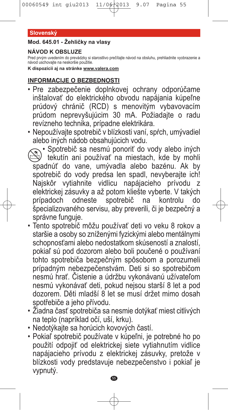 VALERA X-STYLE User Manual | Page 53 / 66