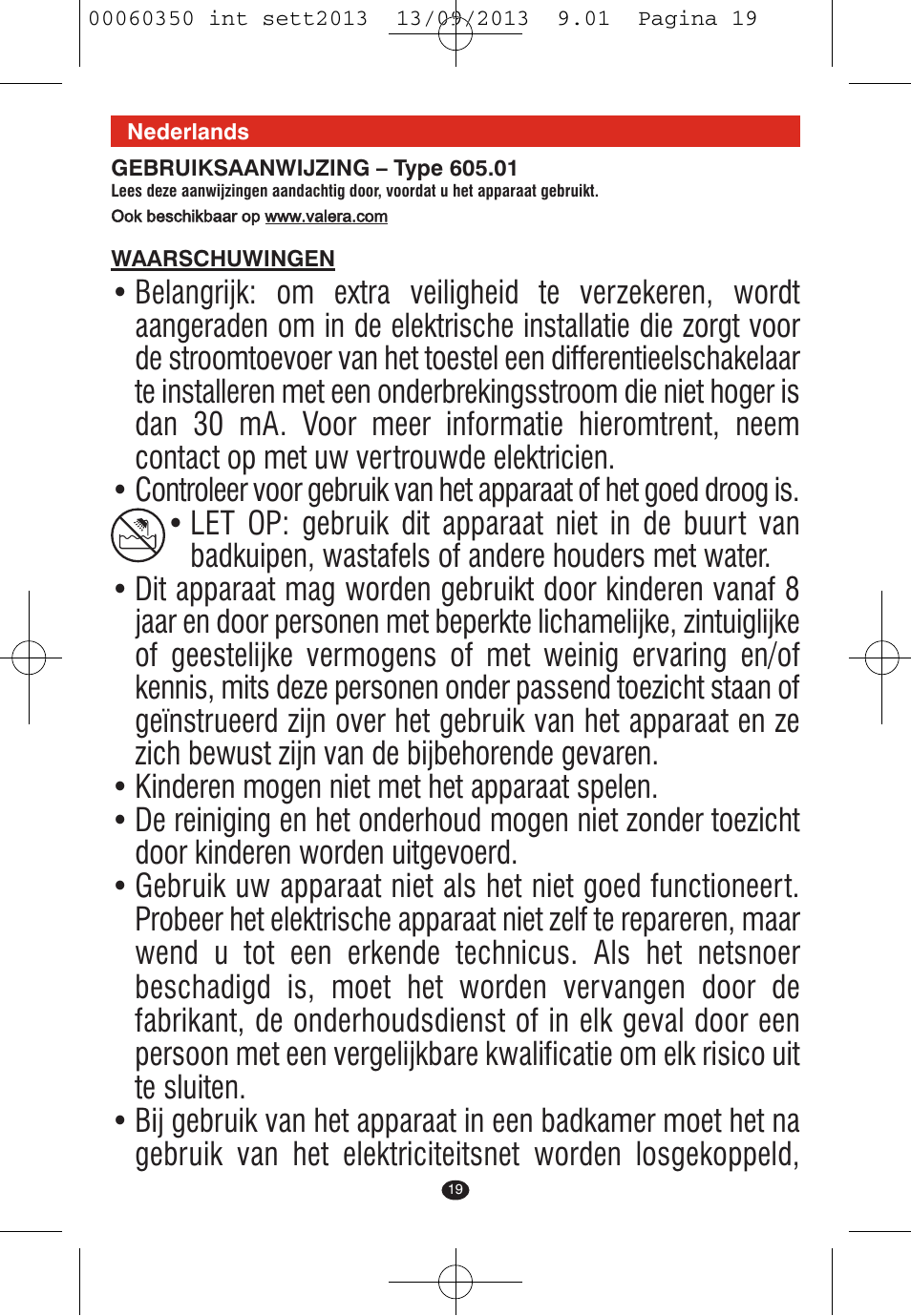 VALERA QUICK 24 User Manual | Page 17 / 62