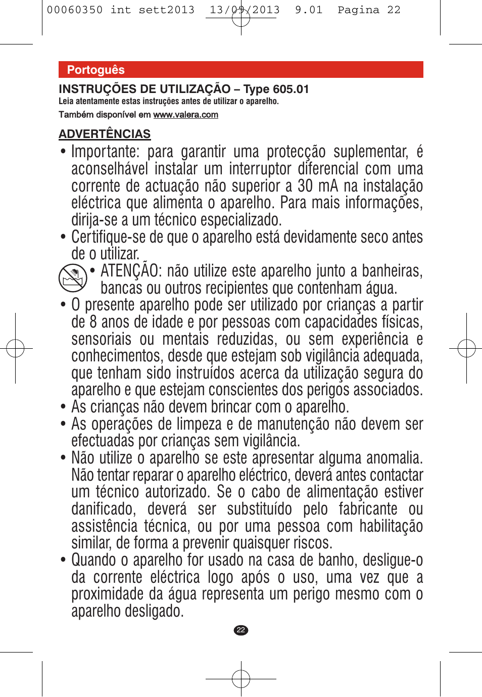 VALERA QUICK 24 User Manual | Page 20 / 62