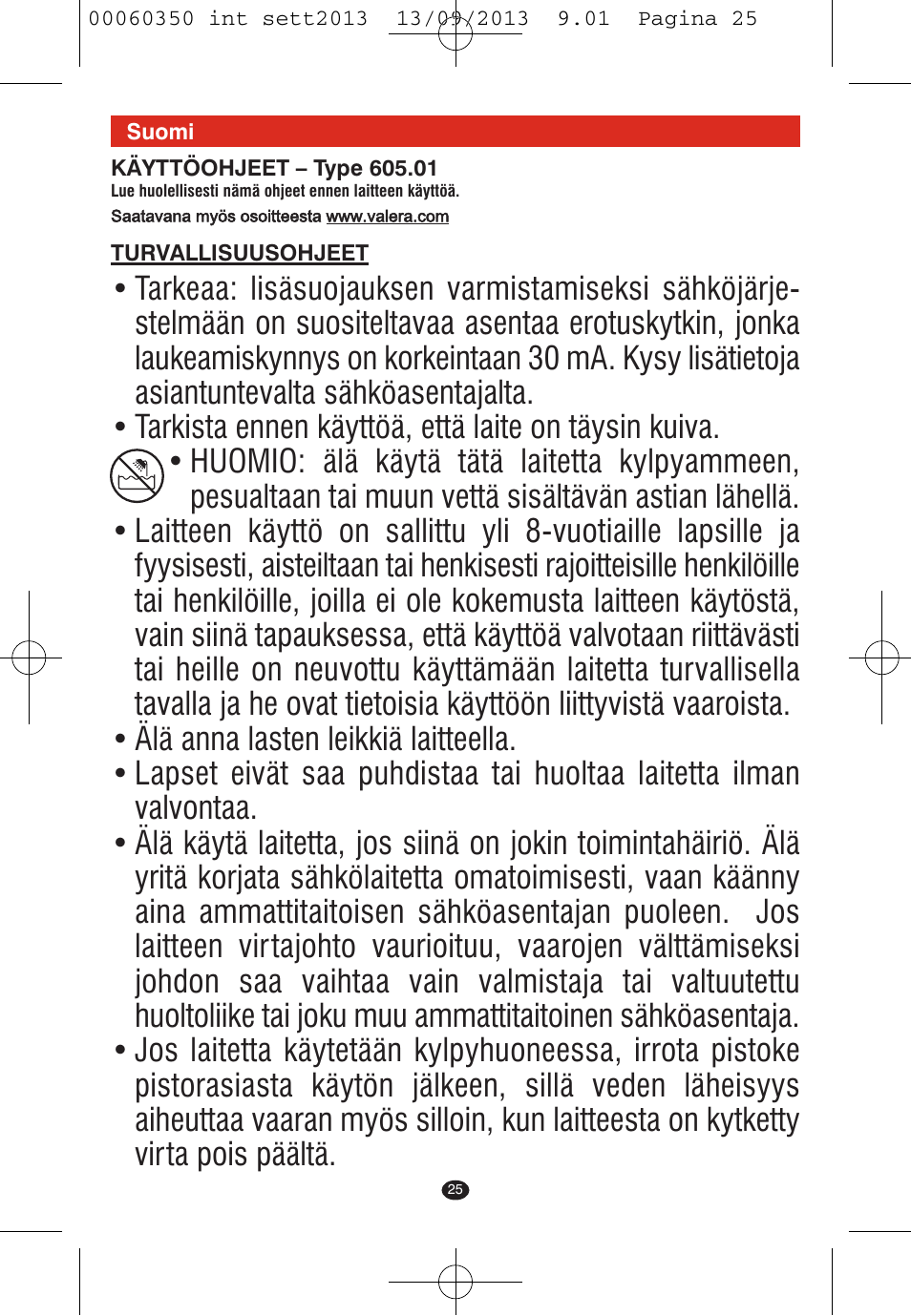 VALERA QUICK 24 User Manual | Page 23 / 62