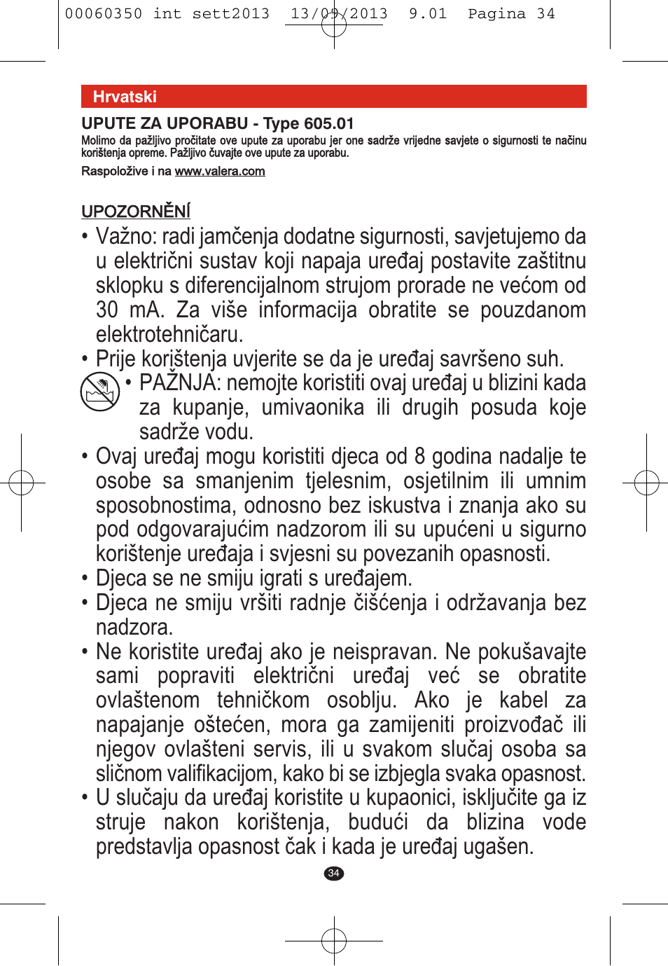 VALERA QUICK 24 User Manual | Page 32 / 62
