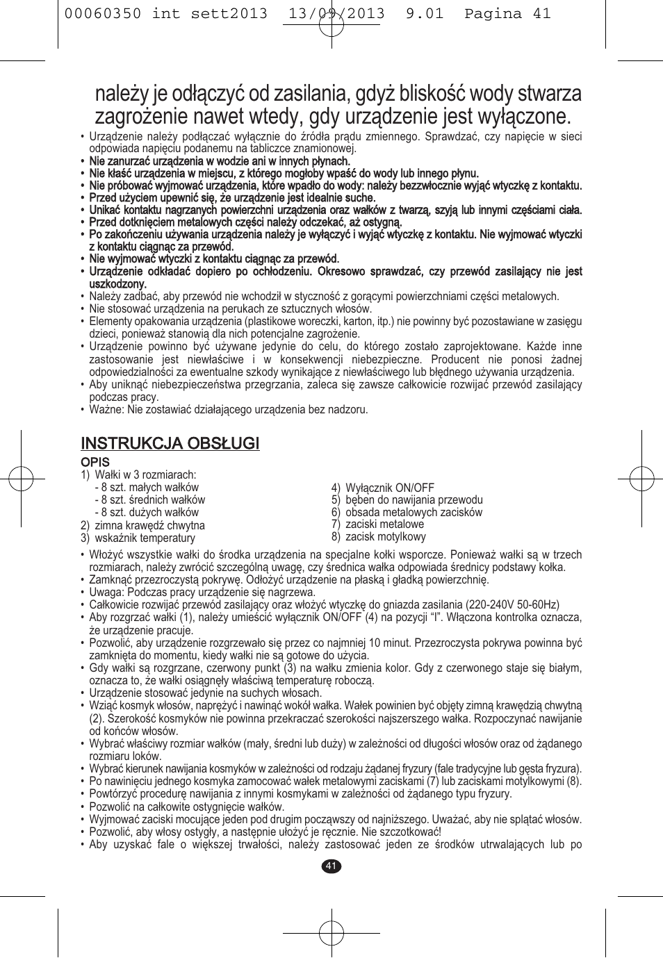 Instrukcja obsługi | VALERA QUICK 24 User Manual | Page 39 / 62