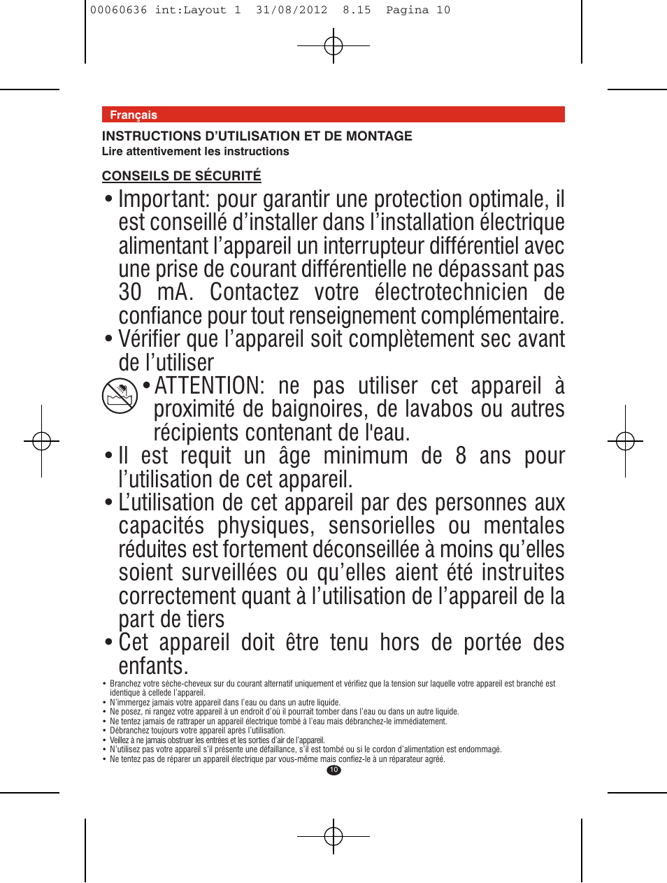 VALERA PREMIUM 1200 SHAVER User Manual | Page 8 / 42