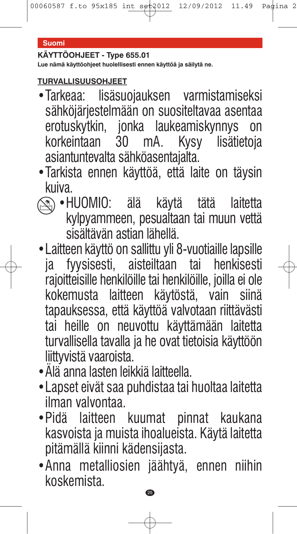 VALERA SYNTHESIS User Manual | Page 23 / 62