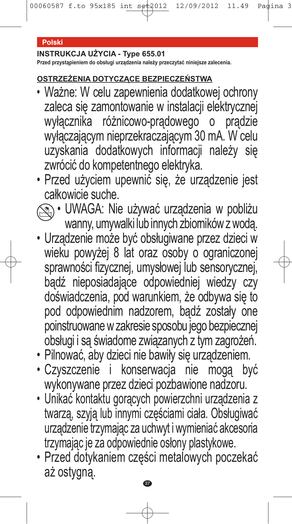 VALERA SYNTHESIS User Manual | Page 35 / 62