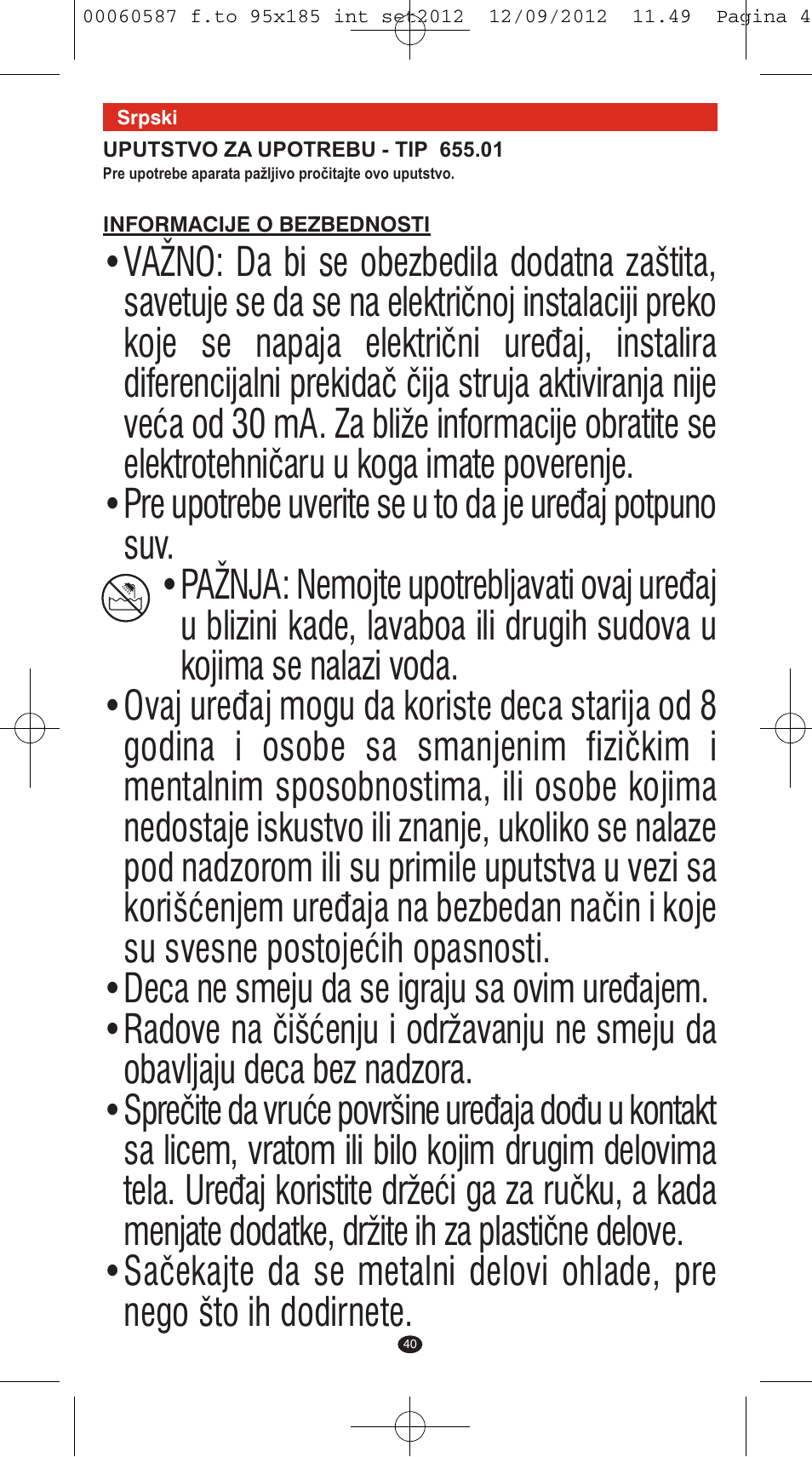 VALERA SYNTHESIS User Manual | Page 38 / 62