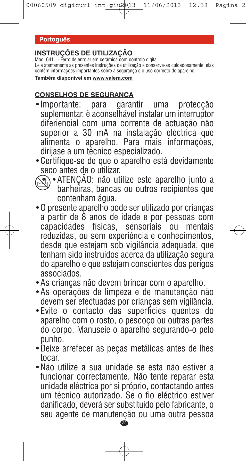 VALERA DIGICURL User Manual | Page 20 / 74