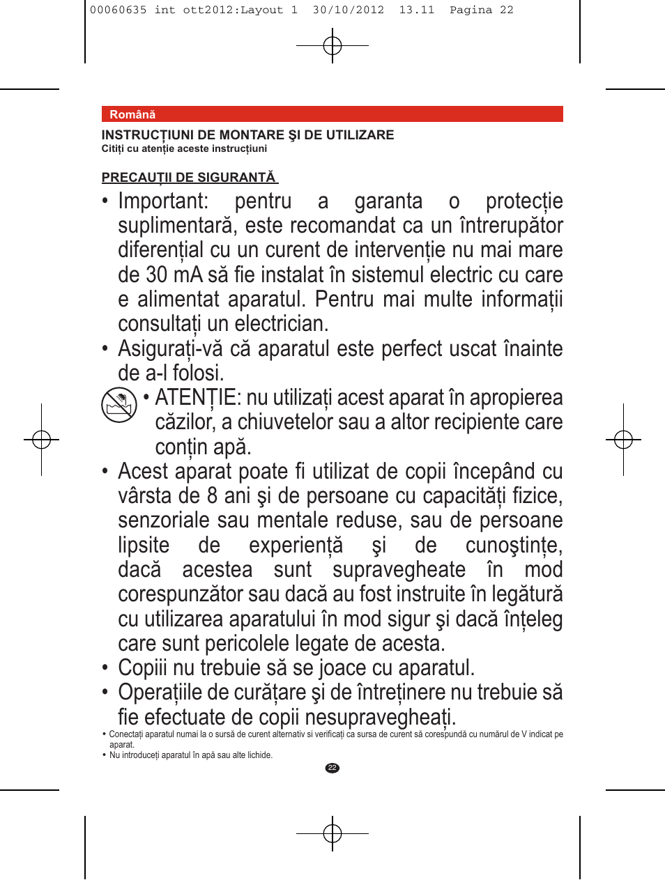 VALERA ACTION SUPER PLUS 1600 SHAVER User Manual | Page 20 / 38