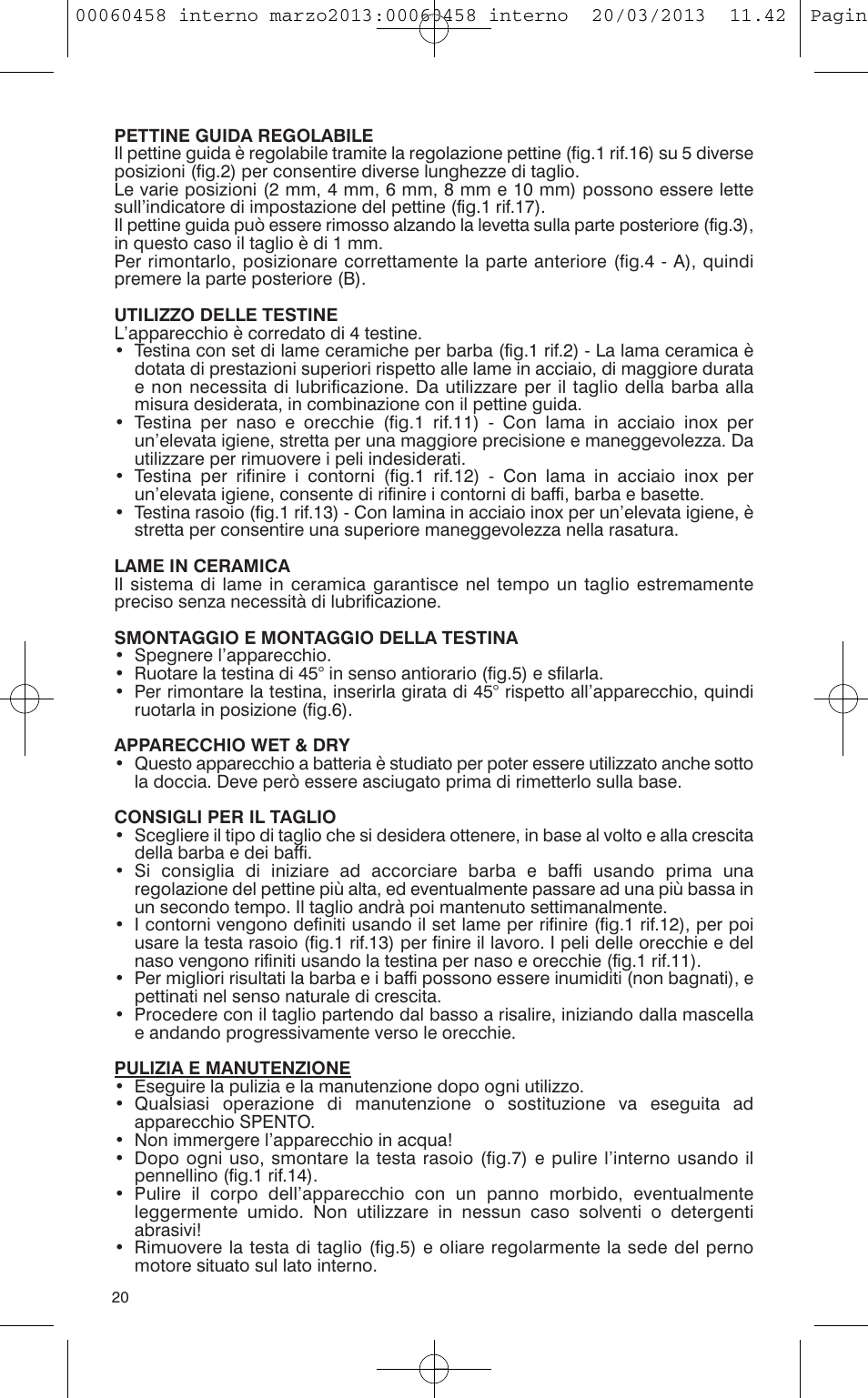 VALERA CONTOUR X CERAMIC User Manual | Page 16 / 74