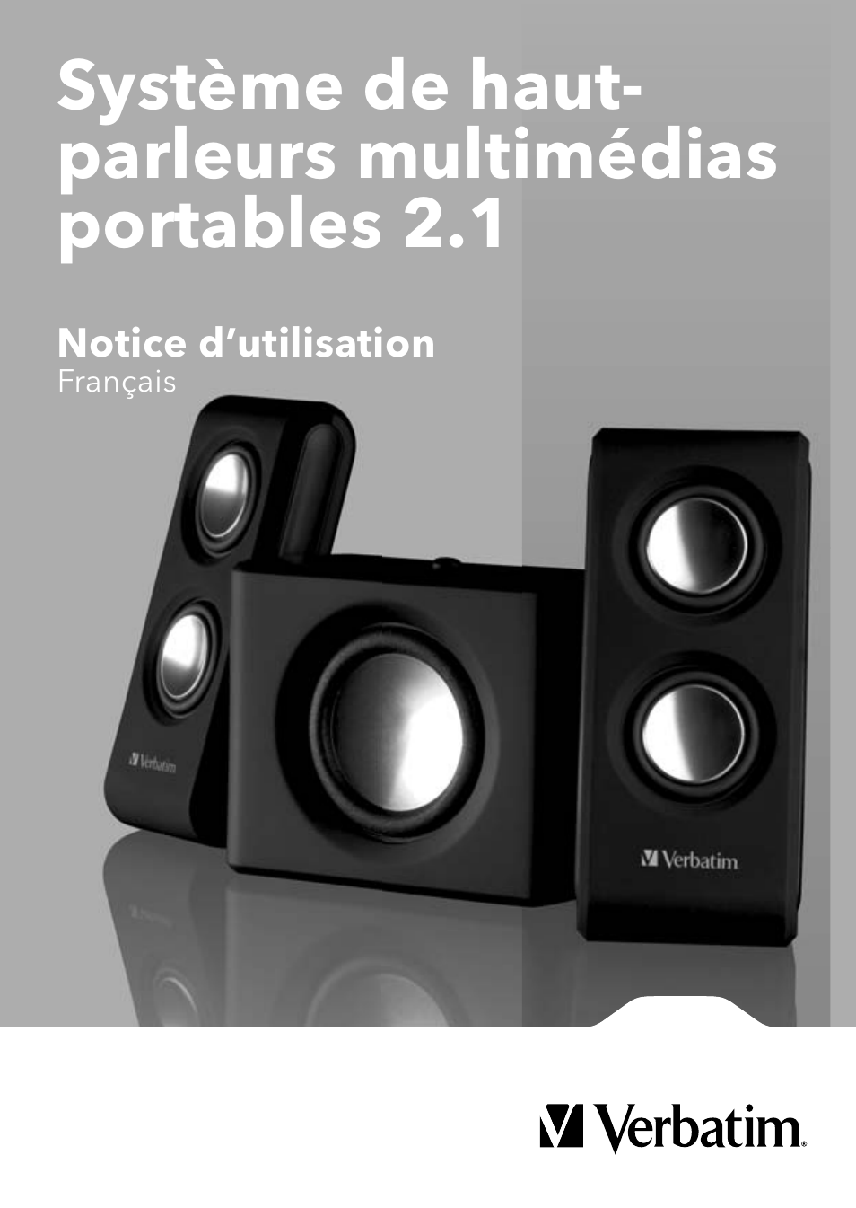 Verbatim 2.1 Multimedia Portable Speaker System User Manual | Page 5 / 48