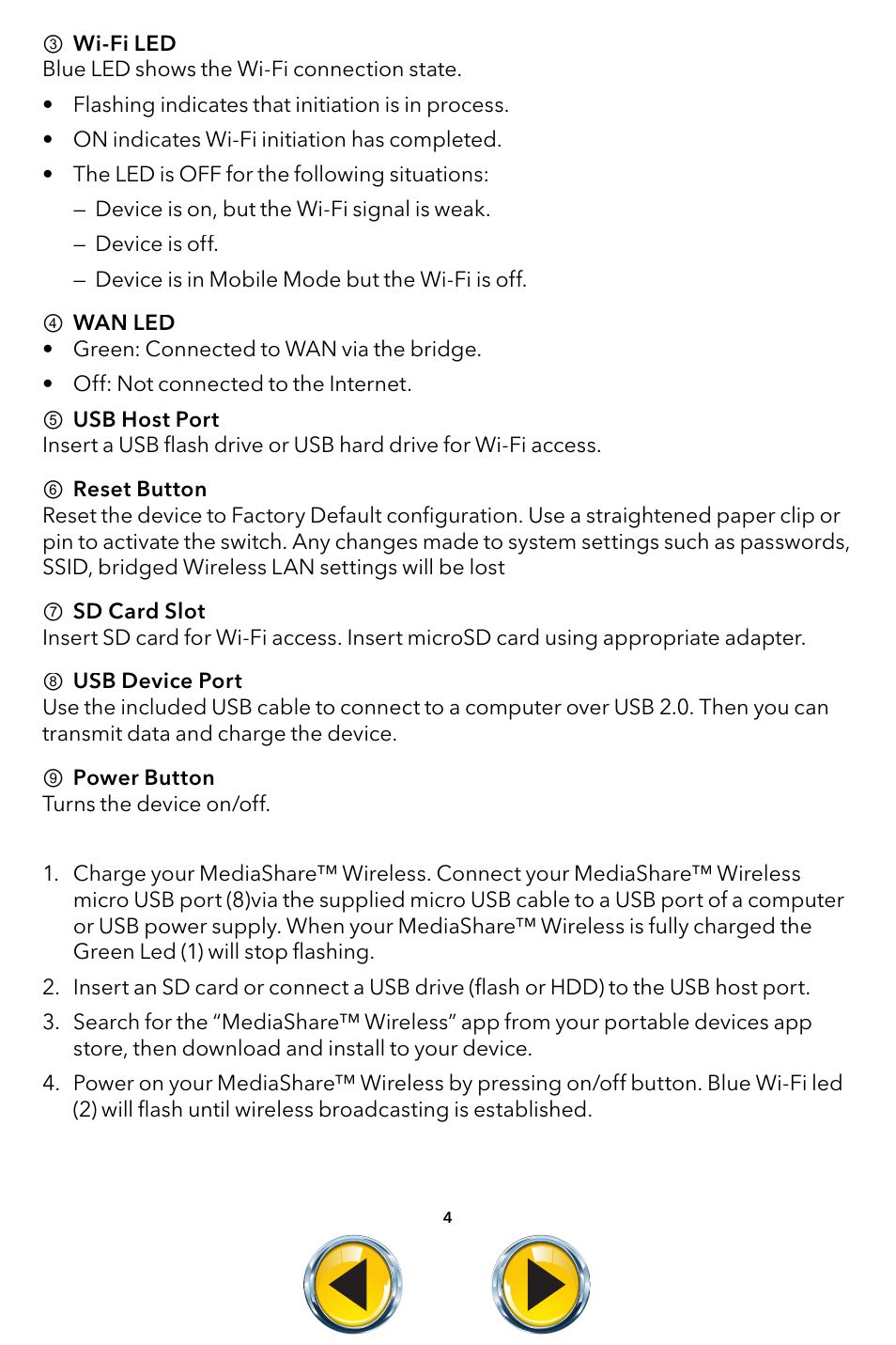 Verbatim MediaShare Wireless User Manual | Page 4 / 50