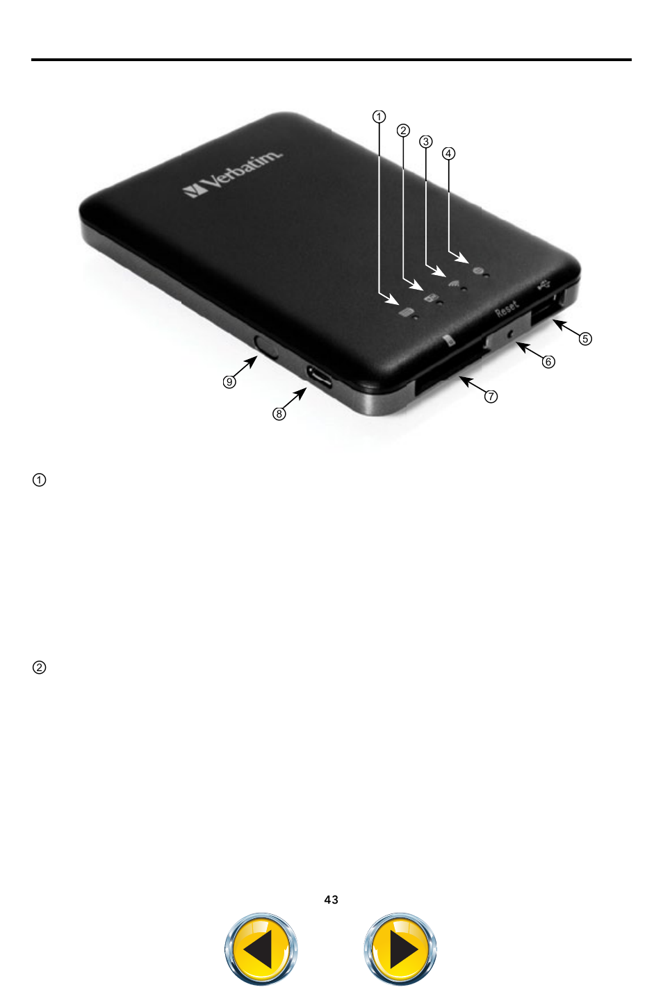 Verbatim MediaShare Wireless User Manual | Page 43 / 50