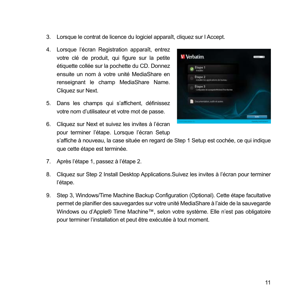 Verbatim MediaShare Quick Start Guide User Manual | Page 11 / 64