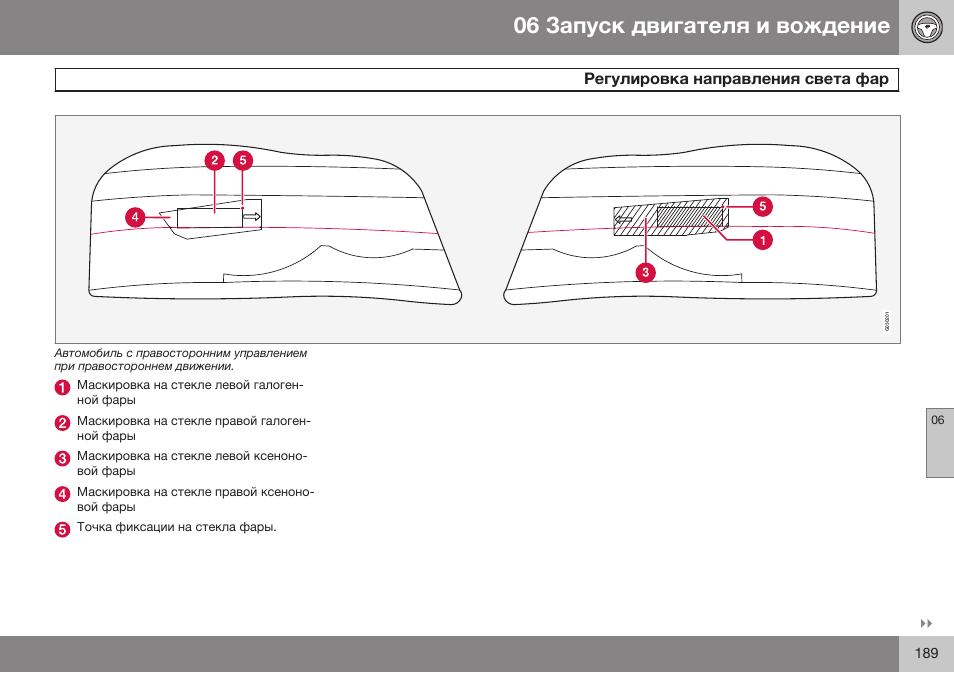 Volvo XC90 MY14 руководство по эксплуатации User Manual | Page 191 / 340