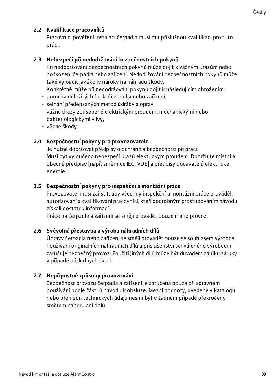 Wilo AlarmControl User Manual | Page 103 / 128