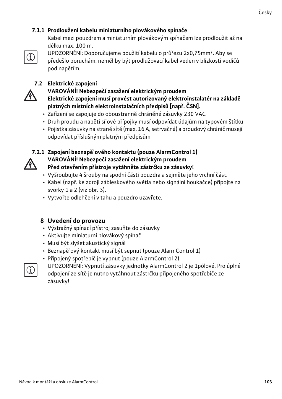 Wilo AlarmControl User Manual | Page 107 / 128