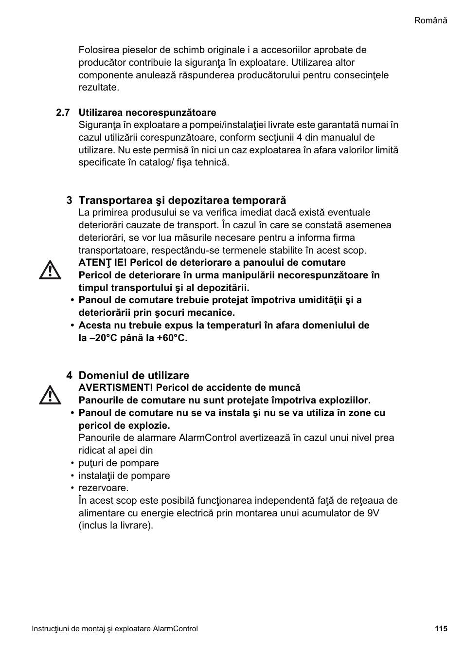 Wilo AlarmControl User Manual | Page 119 / 128