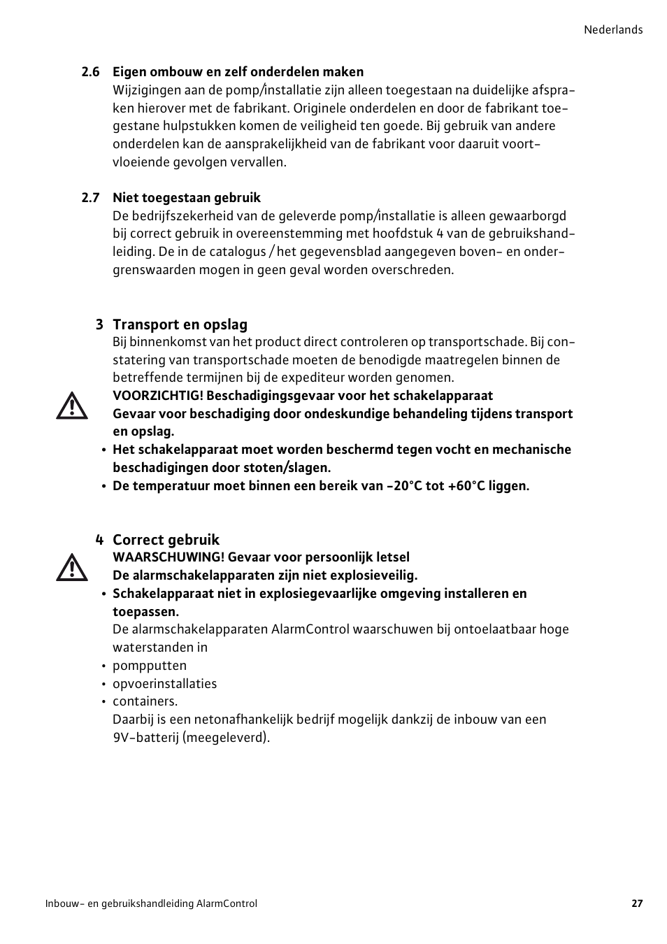 Wilo AlarmControl User Manual | Page 31 / 128