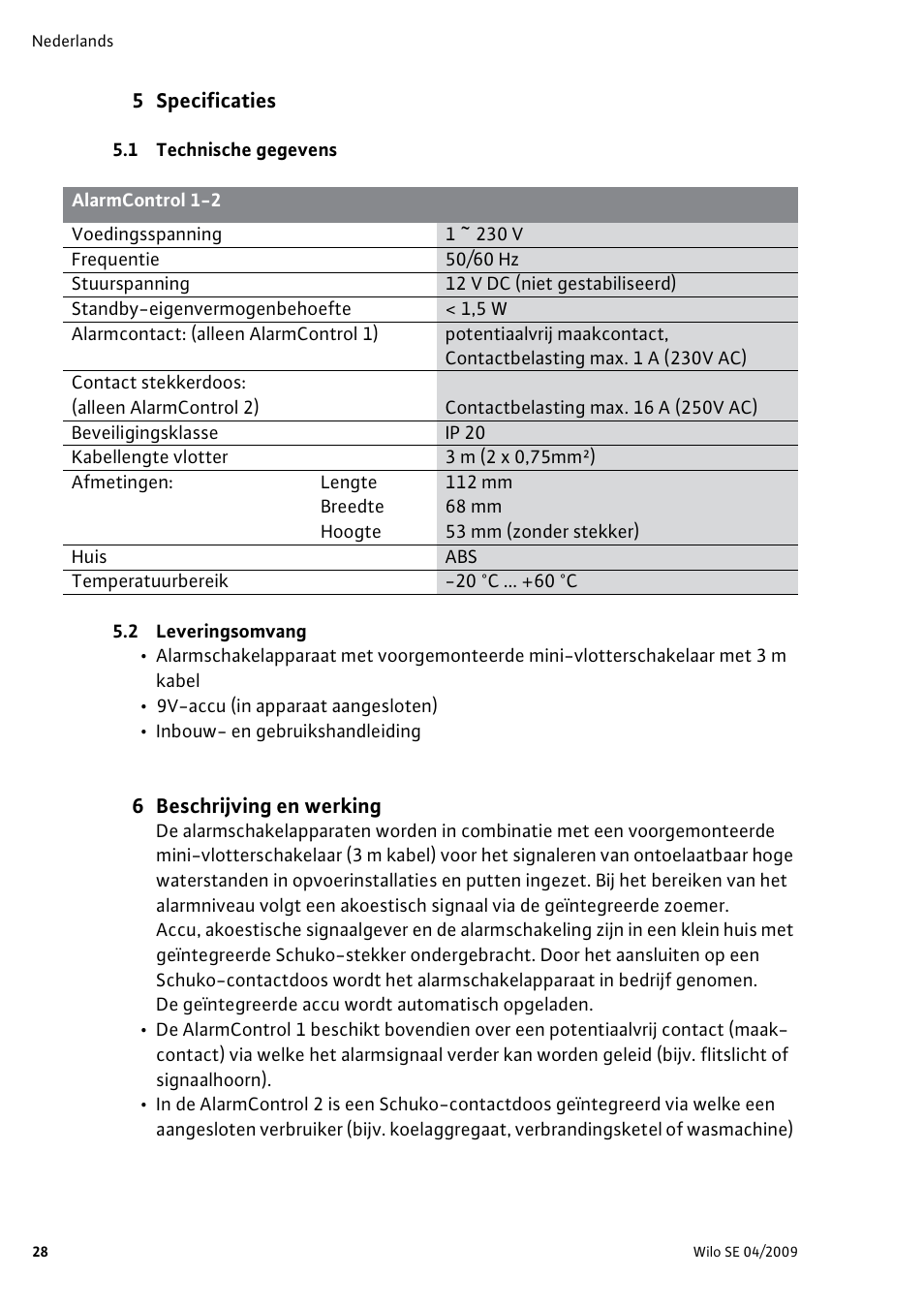 Wilo AlarmControl User Manual | Page 32 / 128