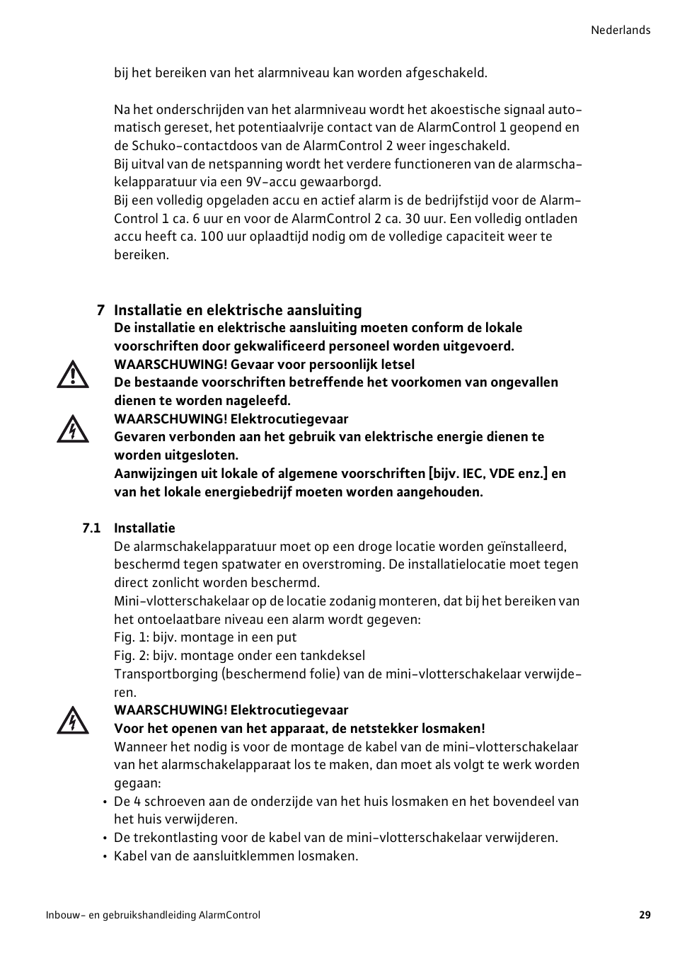 Wilo AlarmControl User Manual | Page 33 / 128