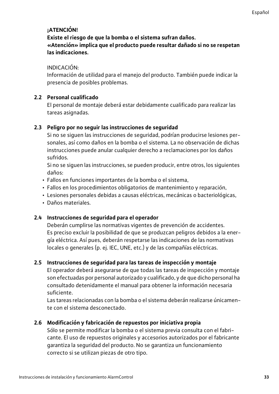 Wilo AlarmControl User Manual | Page 37 / 128