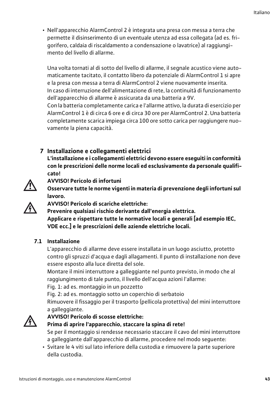 Wilo AlarmControl User Manual | Page 47 / 128