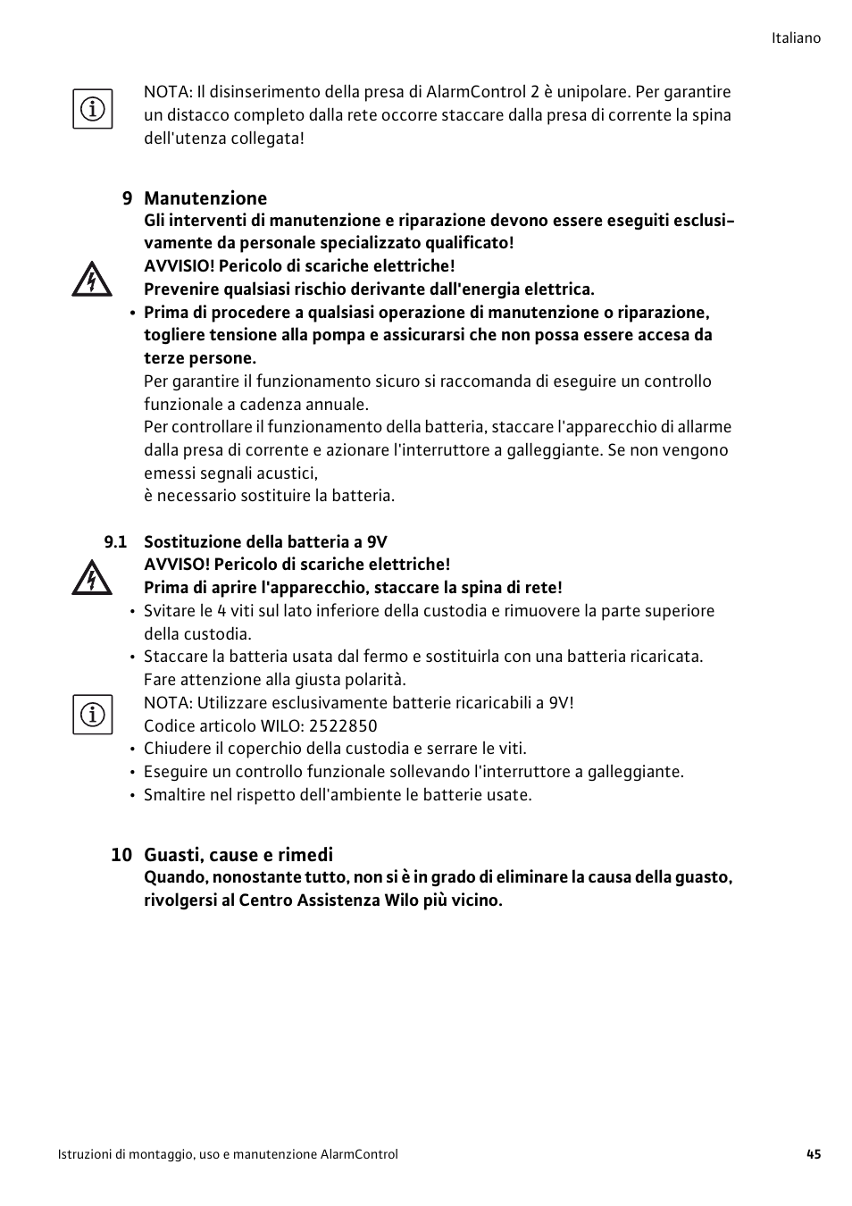 Wilo AlarmControl User Manual | Page 49 / 128
