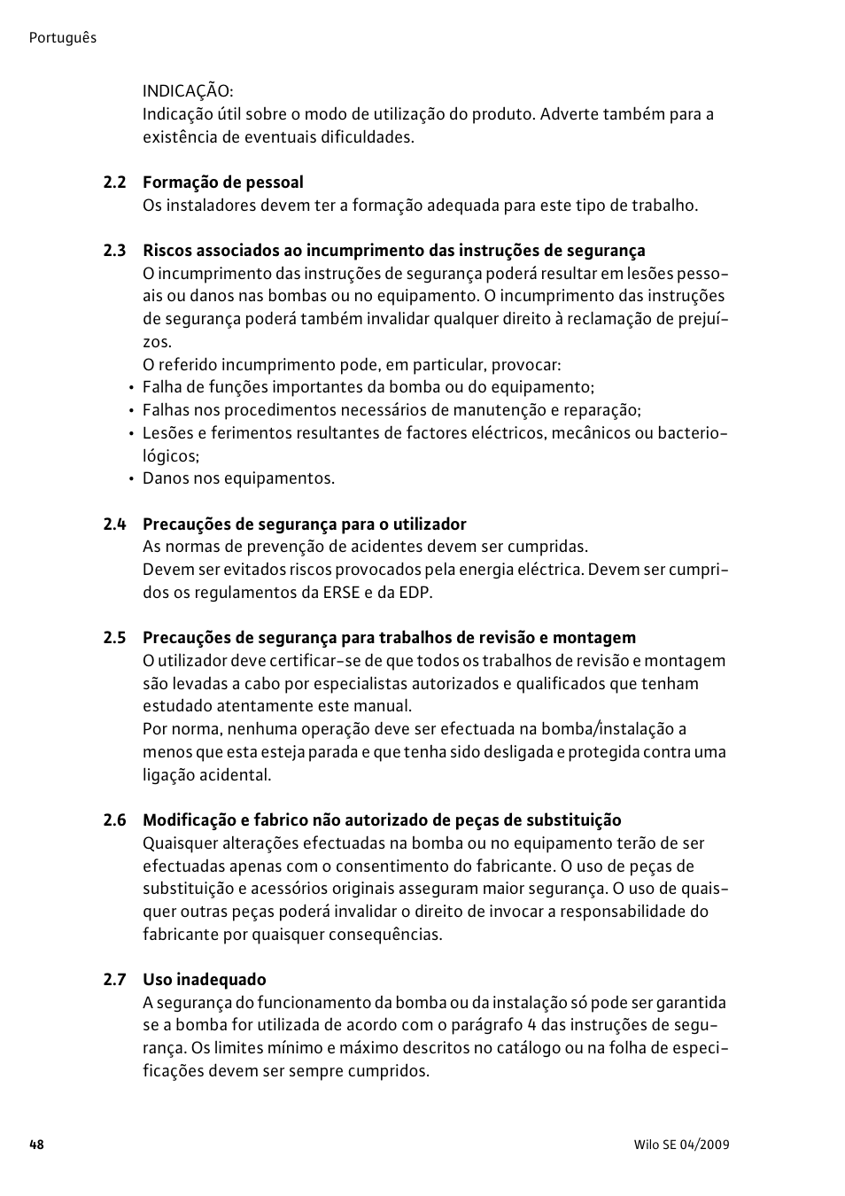 Wilo AlarmControl User Manual | Page 52 / 128