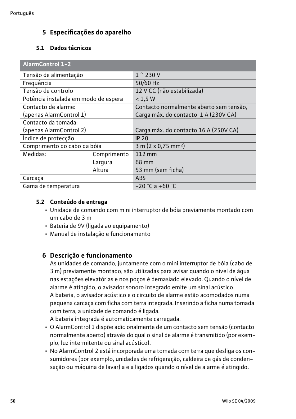 Wilo AlarmControl User Manual | Page 54 / 128