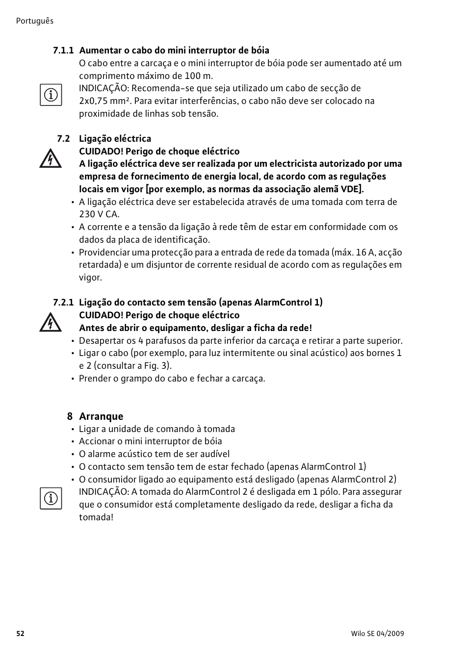 Wilo AlarmControl User Manual | Page 56 / 128