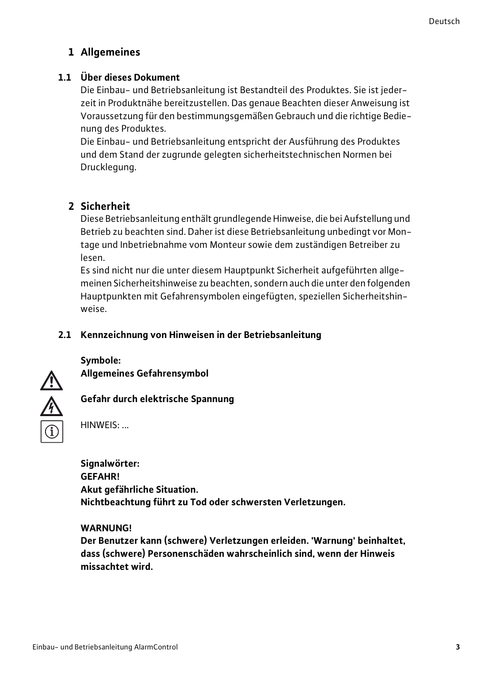 Wilo AlarmControl User Manual | Page 7 / 128