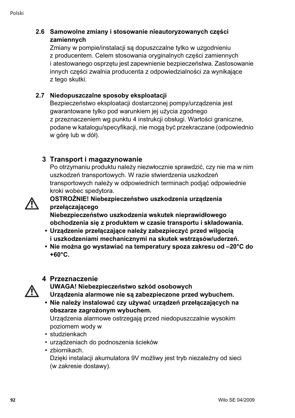 Wilo AlarmControl User Manual | Page 96 / 128
