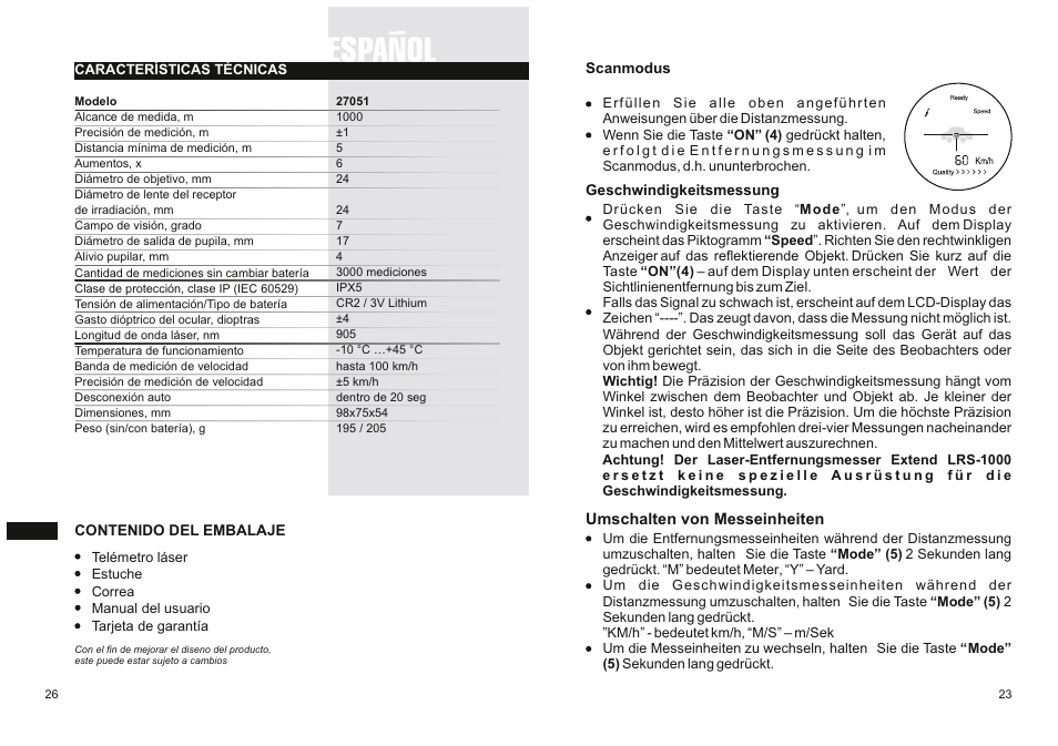 Yukon EXTEND LRS-1000 User Manual | Page 25 / 26